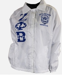 Personalizado al por mayor pulóver cortavientos media cremallera hermandad fraternidad estilo gran bolsillo frontal forro de malla chaquetas bordadas - Product Image 6