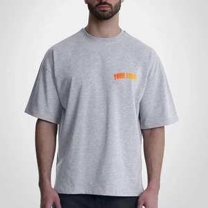 Oem/odm เสื้อยืดผู้ชายผ้าฝ้าย100% ฤดูร้อนทรงหลวมพอดีไหล่ตก o คอสั่งทำพิมพ์โลโก้หน้าจอ - Product Image 5