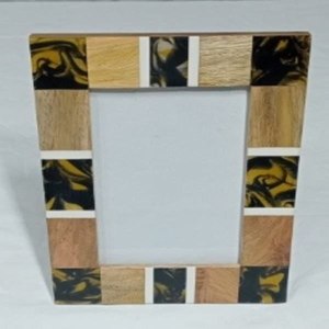 Trendy Handmade Classic Luxury Lightweight <b>Photo</b> <b>Frame</b> India Custom Size Wood Bone Resin Metal Vertical Display Customized Color - Product Image 3