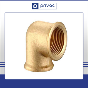 Codo de latón sanitario personalizado de diseño de lujo moderno 1/8 \ "-4 accesorios de tubería de rosca hembra forjados - Product Image 3