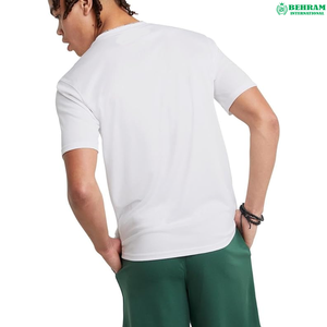 T-shirt Homme Coupe Classique Nouvelle Tendance Couleurs Personnalisées Style Décontracté Multicolore Mélange Polyester/Coton Épais Séchage Rapide - Product Image 5