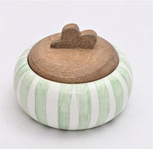 กล่องเก็บไม้พร้อมฝาปิดที่ดีที่สุดสำหรับบ้านและห้องครัว - Product Image 1