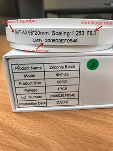 Yucera dentale CadCam linea di prodotti restitutivo gradiente multistrato Zirconia blocco dentale per laboratorio odontoiatrico - Product Image 6