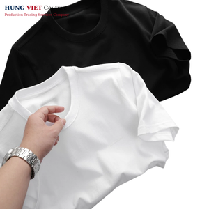 เสื้อยืดผ้าฝ้าย100% สั่งทำพิมพ์โลโก้ OEM เสื้อยืดคุณภาพสูงผลิตในเวียดนาม - Product Image 5