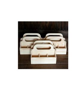 Porte-couverts en bois de qualité exclusive porte-couverts en bois au design classique pour décoration de table de vaisselle porte-couverts - Product Image 3