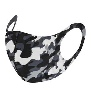 Approvisionnement d'usine Hiver chaud Impression numérique tissu visage masque de mode en gros pour hommes femmes - Product Image 6