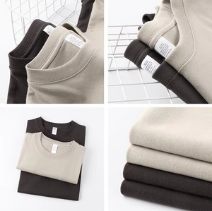 เสื้อยืดผู้ชายทรงปกติ ผ้าฝ้าย 100% สำหรับฤดูร้อน ลายทอแบบทางการ  รับสั่งทำลายพิมพ์ตามต้องการ - Product Image 6