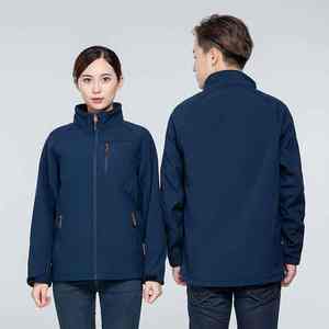 Veste d'extérieur rembourrée de haute qualité OEM pour hommes et femmes, coupe-vent, veste zippée - Product Image 6