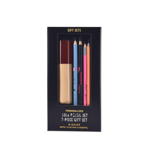 Set di Matite Personalizzato Lulu, Set Regalo da 7 Pezzi con Gadget Personalizzati - Product Image 3