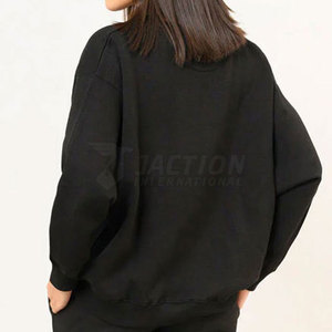 สเวตเชิ้ตสำหรับผู้หญิงเสื้อสเวตเชิ้ตทรงสลิมฟิตทรงหลวมพิมพ์ลายตามสั่งขนาดผลิตในปากีสถาน - Product Image 3