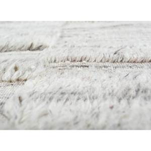 Alfombra Contour Ivory Tejida a Mano de Lana, Algodón Orgánico, Jacquard, Yute, Rayas, Rectangular para Pasillo, 9x12-Hwl-74 - Product Image 3