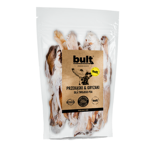 Friandises à mâcher pour chiens en oreilles de lapin naturelles avec fourrure, 10 unités, à haute teneur en protéines - Product Image 1