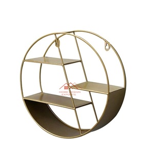 Estante de Metal Hexagonal flotante montado en la pared moderno de creatividad nórdica 2024 para sala de estar estante de Metal Hexagonal - Product Image 5