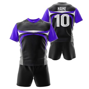 เสื้อเจอร์ซีย์รักบี้สำหรับผู้ชายเสื้อเจอร์ซีย์รักบี้แบบซับลิเมชันดีไซน์ใหม่เครื่องแบบรักบี้รักบี้ - Product Image 1