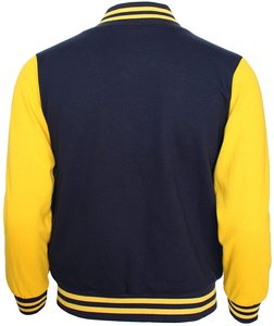 เสื้อแจ็คเก็ต Letterman Varsity พรีเมียมสำหรับผู้ชาย หนังแท้ ระบายอากาศได้ดี แห้งเร็ว ทรงสปอร์ต สวมใส่สบาย เหมาะสำหรับฤดูใบไม้ร่วง - Product Image 5