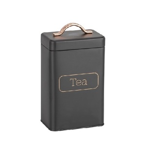 Different Sizes Galvanized Canister Kitchen Ware <b>Tabletop</b> Handmade <b>Storage</b> Box Classic Stylish Handmade New Metal Tea Box - Product Image 5