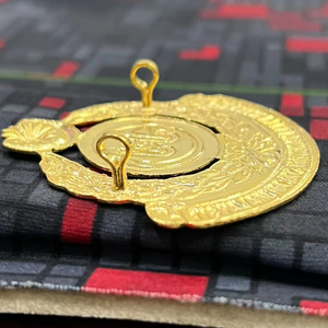 Insignia de hombro de metal rectangular estilo JPJ con grabado de latón personalizado y diseño 3D - Product Image 2