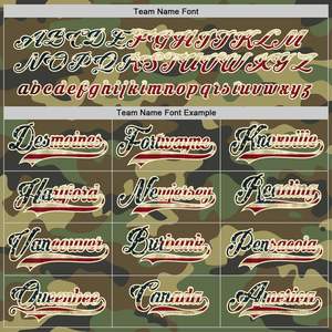 Maillot de Hockey sur glace américain imprimé camouflage vert équipe sportive Logo sur mesure imprimé par sublimation 100% Polyester Anti-UV respirant - Product Image 4