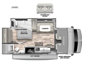 Vendedor Verificado de F-o-r-e-s-t R-i-v-e-r S-o-l-e-r-a 24SRC Usado del 2024, Listo para Viajar - Product Image 6