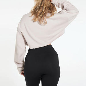 Bella toile personnalisée femmes sweats courts pour Streetwear à la mode/fabrication vêtements pour femmes sweat court - Product Image 2