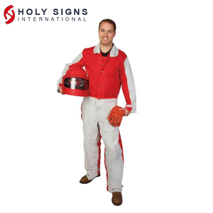 Trajes de Protección contra Chispas de Arena (Ropa de Seguridad) al por Mayor, Hechos de Cuero Dividido y Algodón, Color Personalizado, Anti-Calor/Anti-Corte/Resistentes al Fuego - Product Image 1