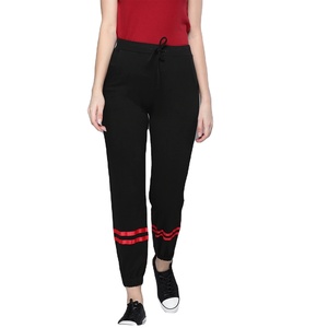 กางเกงวอร์มผ้าฝ้ายสำหรับผู้หญิง สีตามสั่ง กางเกงแทรคสูทลำลอง ชุดออกกำลังกาย - Product Image 1