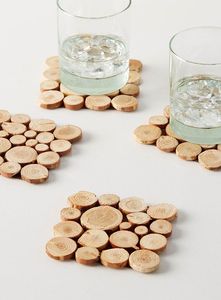 2024 New Arrival <b>Plate</b> Mat Resin & <b>Square</b> Wood & Resin Tea Cup Mats Pads Tea Coaster Beverage Coaster for Bar Restaurants Office - Product Image 4