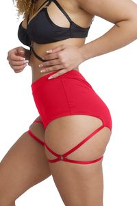 Short de yoga taille haute Pantalon de fitness à séchage rapide et confortable avec pêche Hip-Lifting Sexy Stretch Tight-Fit pour l'entraînement - Product Image 4