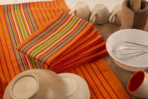 Toalla de golf de cocina Salsa de 100% algodón-bambú sostenible tejido de secado rápido para uso doméstico y hoteles comerciales restaurantes-verde - Product Image 3