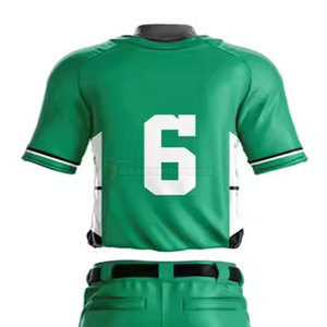 Uniformes de baseball imprimés avec logo personnalisé pour hommes, design unique, ensemble de costumes respirants fabriqués en usine, design unique respirant - Product Image 5