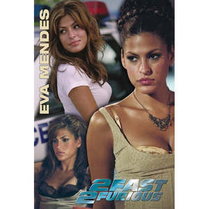 Fast and Furious 2 <b>Poster</b> Featuring Eva Mendes a Dazzling Design - Product Image 1