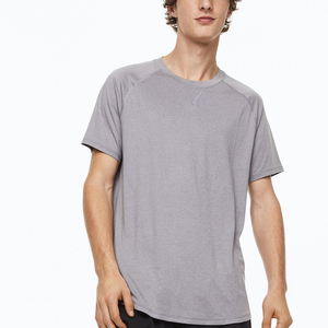 เสื้อกีฬาผู้ชายเสื้อยืดคอกลมแขนสั้นแห้งเร็วเสื้อยืดลำลอง100% คุณภาพสูงสำหรับฤดูร้อน - Product Image 4