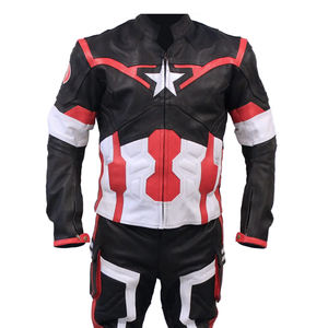 Combinaison en cuir de moto sur mesure Nouveau design Costumes de moto personnalisés pour hommes à vendre - Product Image 3
