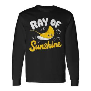 T-shirt a maniche lunghe con motivo Manta Ray - Animale marino per promozioni - Product Image 1