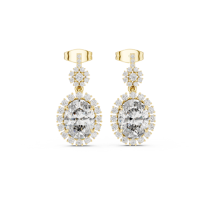 Pendientes de aro chapados en oro de 18 quilates para mujer, joyería de moda para fiesta y uso diario - Product Image 3