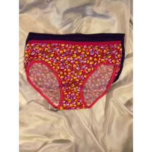 กางเกงชั้นในสตรีผ้าคอตตอนเนื้อนุ่มผสมและแพ็คคู่6ชิ้น - Product Image 5