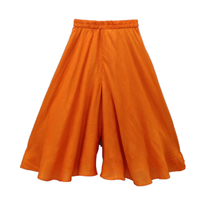 Conjunto de Túnica Asimétrica Floral y Pantalones Palazzo de Pierna Ancha para Niñas de Shoryam Fashion |   Ropa Tradicional India para Fiestas Infantiles, Traje Étnico Festivo - Product Image 4