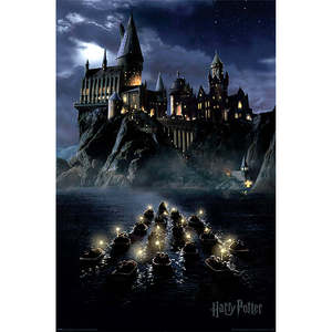 For Harry Potter Hogwarts Boats <b>Poster</b> Paper Wall Decor - Product Image 1