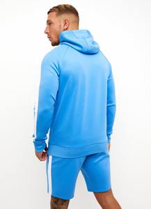 Conjunto de ropa deportiva de invierno para hombre XL con cremallera a rayas Sudadera con capucha Jogging pantalones de chándal con Logo Fleece Chándal Traje Track Sports Venta caliente - Product Image 3