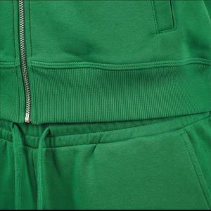 Conjuntos Deportivos de Felpa de Algodón Puro para Mujer, Elegantes, con Etiqueta de Logotipo Personalizable, de Alta Calidad, Suaves y Cálidos para Gimnasio - Product Image 5