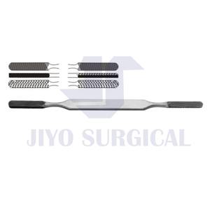 Râpes chirurgicales Becker de 21cm de longueur en acier inoxydable pour la mise en forme des os et du cartilage dans les procédures orthopédiques et dentaires - Product Image 2