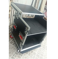 Protection élevée pour les équipements PA/DJ 10U 12U 16U Personnalisable avec tiroirs verrouillables, étui de transport portable