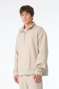 Nouveau style de sweat à capuche oversize à épaules tombantes avec fermeture éclair, tissu polaire chaud et durable pour l'hiver - Product Image 3