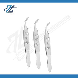 Pince à épiler ophtalmique professionnelle pour massage des paupières, en acier inoxydable, instrument de chirurgie plastique cosmétique, fabriqué au Pakistan - Product Image 3