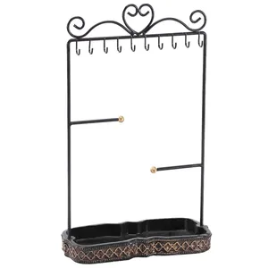Soporte de joyería con revestimiento de oro, diseño simple, pequeño, para colgar joyería, nuevo, último soporte de Metal, precio al por mayor - Product Image 4