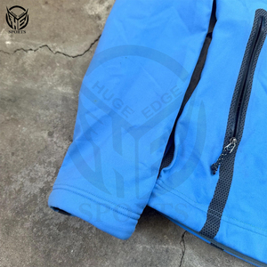 Nouvelle arrivée Veste softshell à capuche pour homme Design personnalisé Vêtement de travail d'hiver Coupe-vent Imperméable Polaire à fermeture éclair - Product Image 3