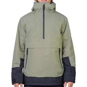 Veste coupe-vent streetwear à capuche pour homme 2026, personnalisable, grandes tailles, 100 % polyester, toile légère, coupe-vent, patchwork sur le devant - Product Image 1
