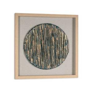 Rectangular <b>Shadow</b> <b>Box</b> with Rope Abstract Wall Decor Modern Geometric Design for Living Room Bedroom and Office - Product Image 2