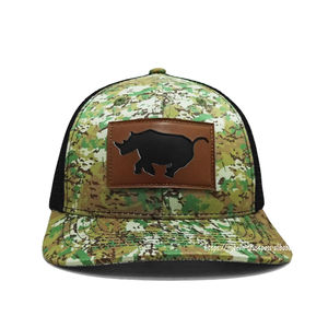 Gorras Trucker de Pana y Malla de Alta Calidad con Impresión Personalizada, Estilo Camuflaje HipHop, Parche de Poliéster/Algodón, para Deportes, Pesca y Actividades al Aire Libre - Product Image 1