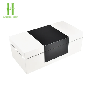 Nouvelle tendance Boîte à bijoux en laque Laque personnalisée à haute brillance Cadeau de luxe Boîte d'emballage de bijoux en bois OEM Made in Vietnam - Product Image 3